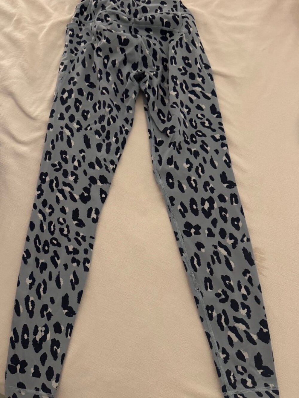 Sweaty Betty Blue Leggings & Matching Top Set Size M